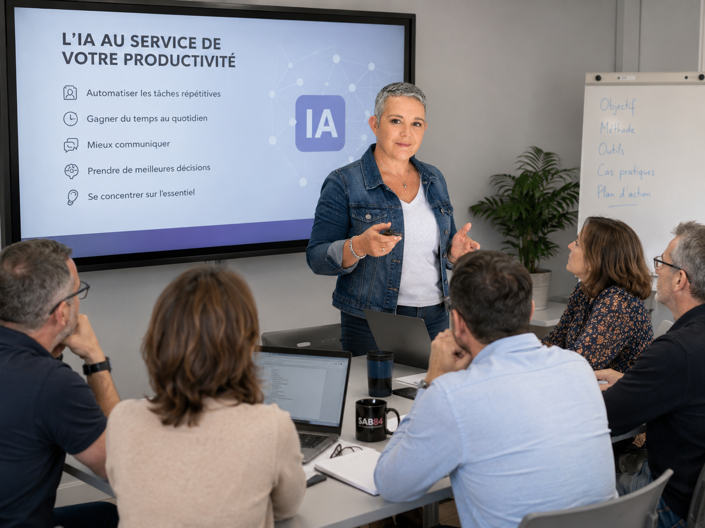 Session de formation IA en présentiel à Avignon animée par SAB84